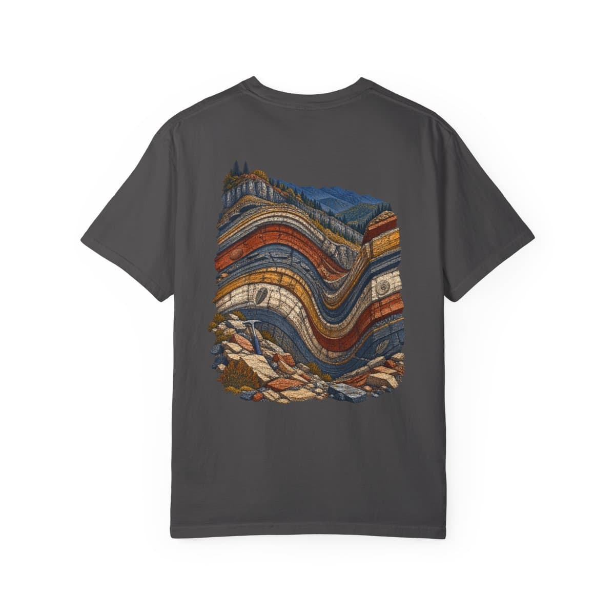Appalachian Folds back print
