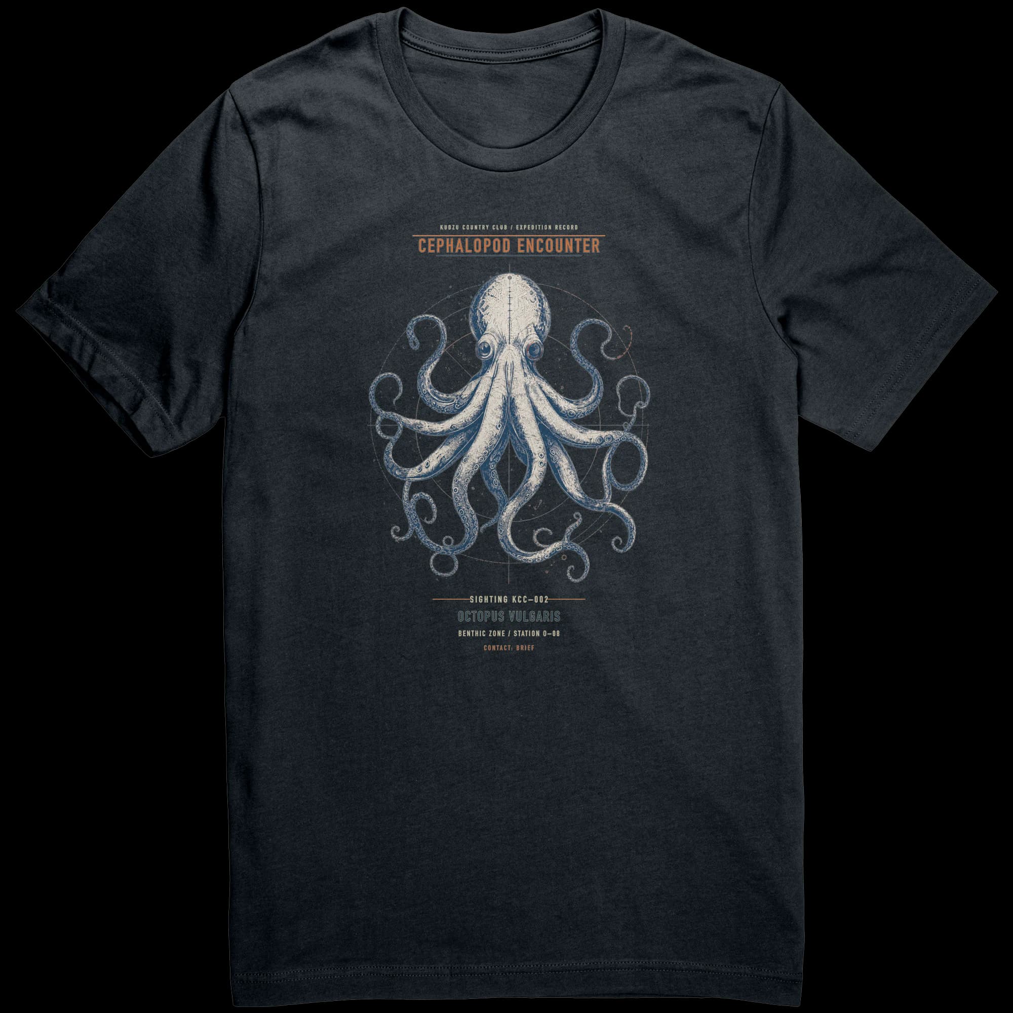 Cephalopod Encounter in Dark Grey