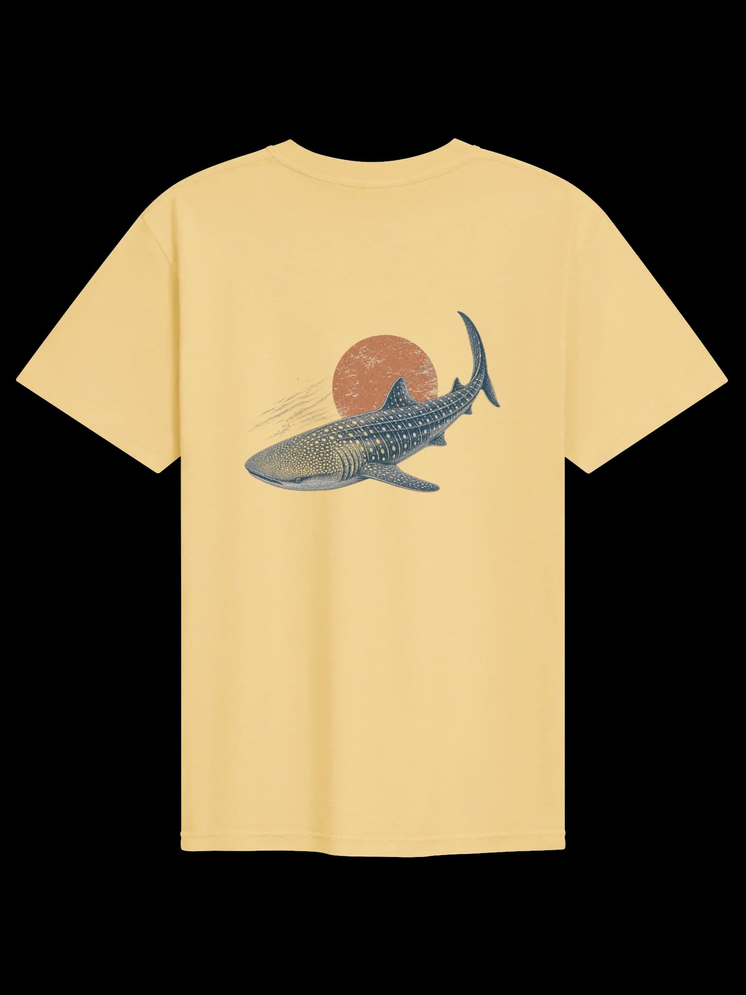 Whale Shark Study shirt mockup